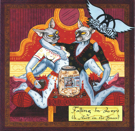 Aerosmith : Falling In Love (Is Hard On The Knees) (CD, Promo)