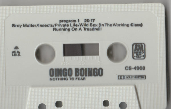 Oingo Boingo : Nothing To Fear (Cass, Album)