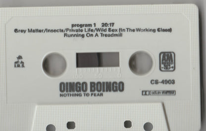 Oingo Boingo : Nothing To Fear (Cass, Album)