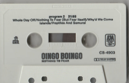 Oingo Boingo : Nothing To Fear (Cass, Album)