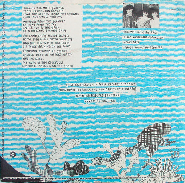 Marine Girls : On My Mind / The Lure Of The Rockpools (7")