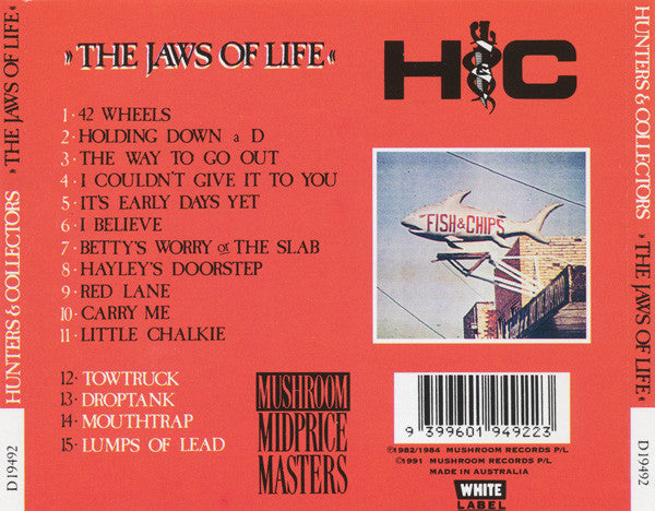 Hunters & Collectors : The Jaws Of Life (CD, Album)