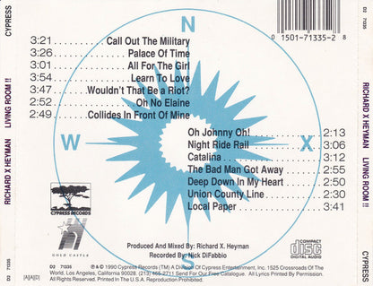 Richard X. Heyman : Living Room!! (CD, Album)