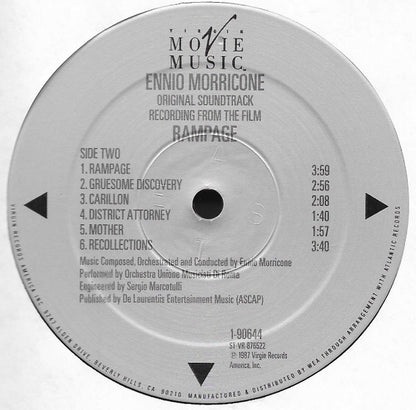 Ennio Morricone : Rampage (Original Motion Picture Soundtrack) (LP, Album)