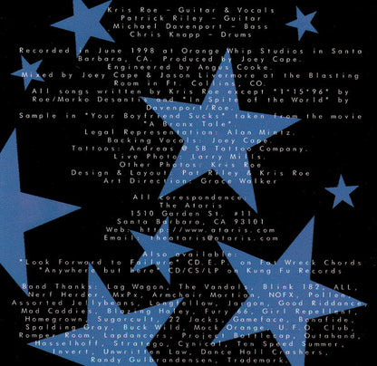 The Ataris : Blue Skies, Broken Hearts...Next 12 Exits (CD, Album)