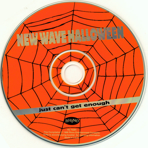 Various : Just Can't Get Enough: New Wave Halloween (CD, Comp, RM)