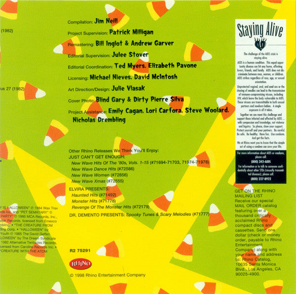 Various : Just Can't Get Enough: New Wave Halloween (CD, Comp, RM)