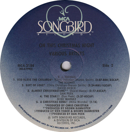 Various : On This Christmas Night (LP, Comp)