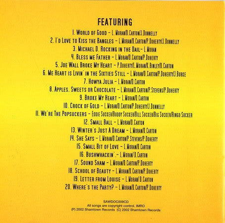 The Saw Doctors : Play It Again Sham! (CD, Comp)