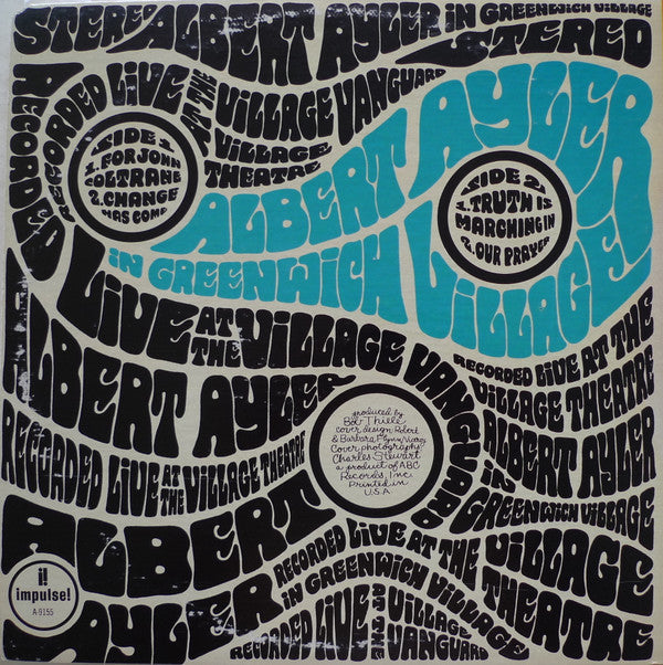 Albert Ayler : In Greenwich Village (LP, Album, RE, Gat)