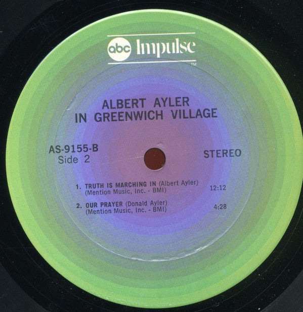 Albert Ayler : In Greenwich Village (LP, Album, RE, Gat)
