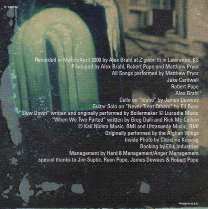 The New Amsterdams : Never You Mind (CD, Album, Club, RE)