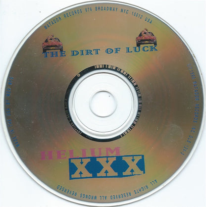 Helium (3) : The Dirt Of Luck (CD, Album)