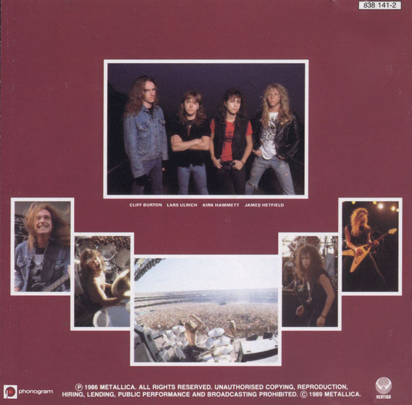 Metallica : Master Of Puppets (CD, Album, RE, PRS)