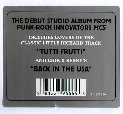MC5 : Back In The USA (LP, Album, RE)