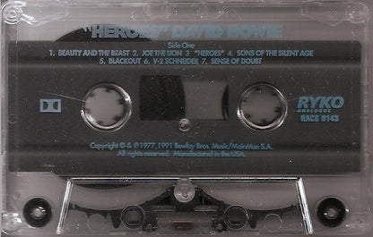 David Bowie : "Heroes" (Cass, Album, RE, RM)