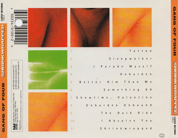 Gang Of Four : Shrinkwrapped (CD, Album)