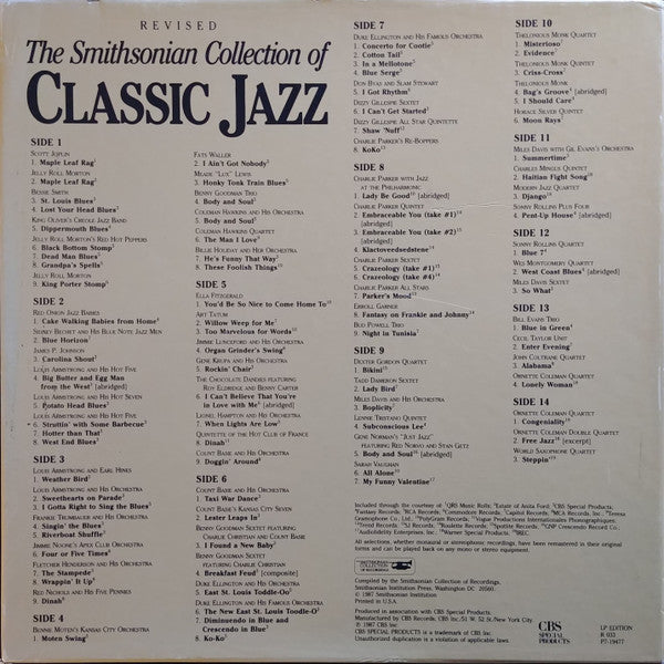Various : The Smithsonian Collection Of Classic Jazz - Revised (7xLP + Box, Comp)