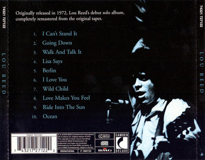 Lou Reed : Lou Reed (CD, Album, RE, RM)