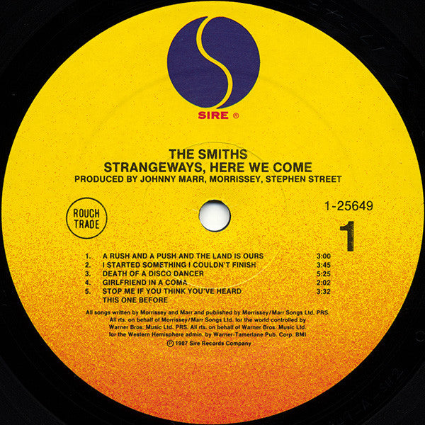 Buy The Smiths : Strangeways, Here We Come (LP, Album, SRC