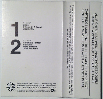 Jaco Pastorius : Word Of Mouth (Cass, Album, Dol)