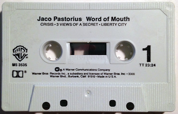 Jaco Pastorius : Word Of Mouth (Cass, Album, Dol)