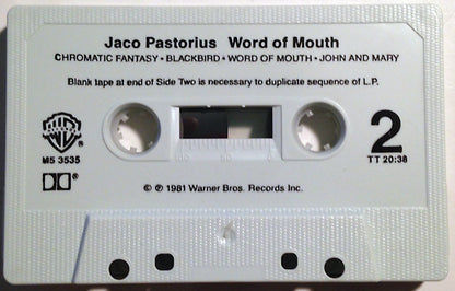 Jaco Pastorius : Word Of Mouth (Cass, Album, Dol)