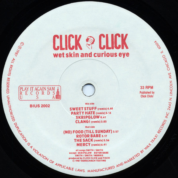 Click Click : Wet Skin And Curious Eye (LP, Comp)