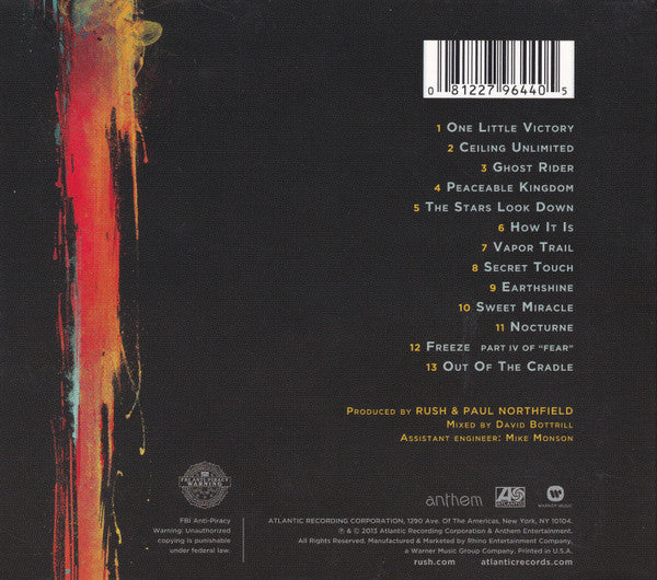 Rush : Vapor Trails Remixed (CD, Album, RE, Dig)