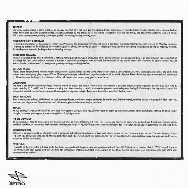 Wire : Pink Flag (CD, Album, RE)