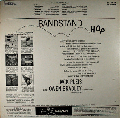 Jack Pleis And Owen Bradley : Bandstand Hop (LP, Album)