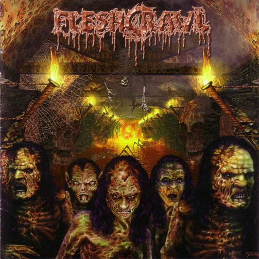 Fleshcrawl : As Blood Rains From The Sky ... We Walk The Path Of Endless Fire (CD, Album)