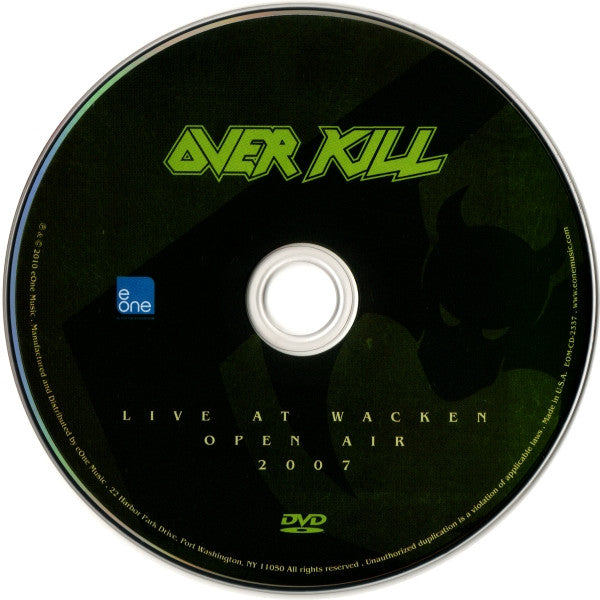 Overkill : Immortalis (CD, Album + DVD-V, NTSC + RE)