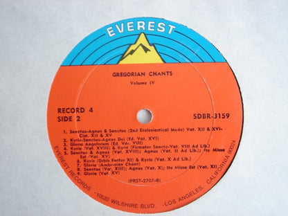 Various : A Treasury Of Gregorian Chants (4xLP, Album, Comp + Box)