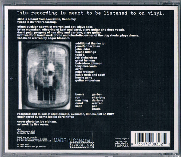 Slint : Tweez (CD, Album, RE)