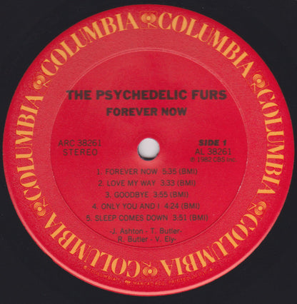 The Psychedelic Furs : Forever Now (LP, Album, Car)