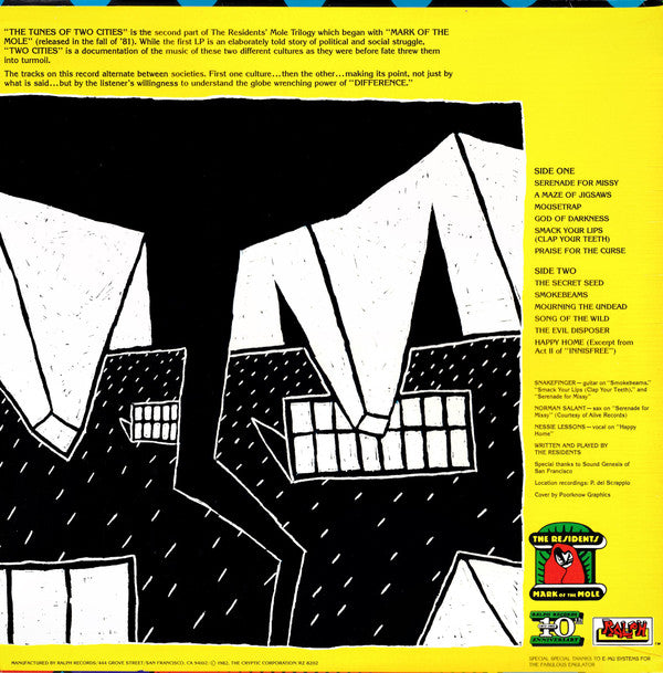 The Residents : The Tunes Of Two Cities (LP, Album)