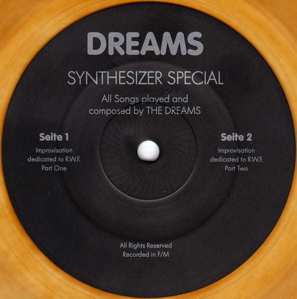 Tangerine Dream : Fassbinder Memorial Concert (10", Unofficial, Cle)