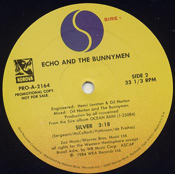 Echo And The Bunnymen* : Seven Seas (12", Promo)