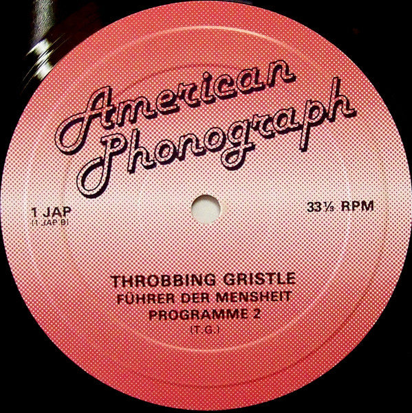Throbbing Gristle : S.O. 36 Berlin: Führer Der Mensheit (10", RE)