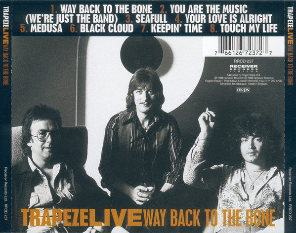 Trapeze : Live Way Back To The Bone (CD, Album)