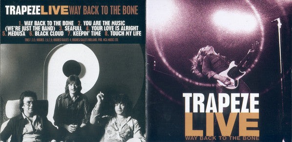 Trapeze : Live Way Back To The Bone (CD, Album)