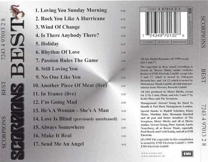 Scorpions : Best (CD, Comp, RM)