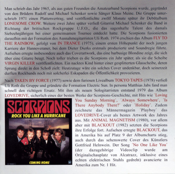 Scorpions : Best (CD, Comp, RM)