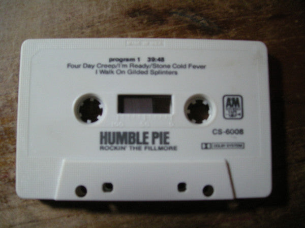 Humble Pie : Performance: Rockin' The Fillmore (Cass, Album)
