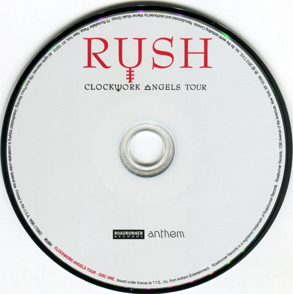 Rush : Clockwork Angels Tour (3xCD, Album)