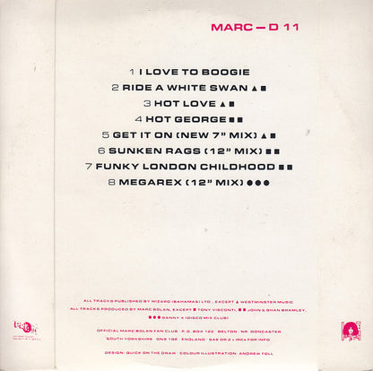 T.Rex* : I Love To Boogie (CD, EP)
