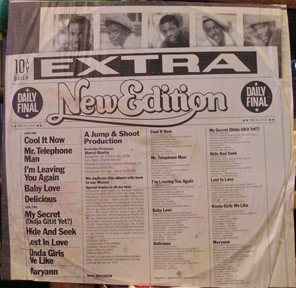 New Edition : New Edition (LP, Album, Pin)