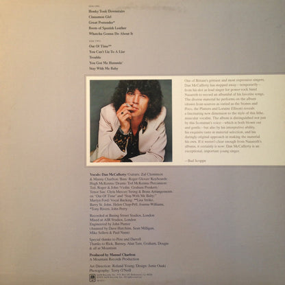 Dan McCafferty : Dan McCafferty (LP, Album, RE)