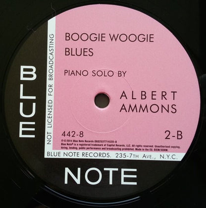 Albert Ammons : Boogie Woogie Stomp / Boogie Woogie Blues (12", RSD, Ltd, RE, 180)